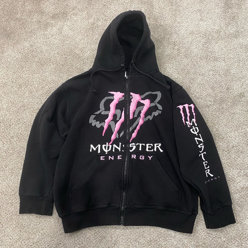 Monster Energy x Fox zip up